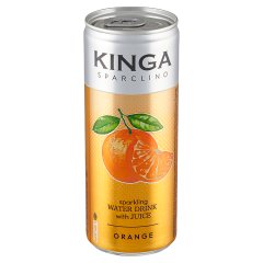 Kinga Sparclino Napój gazowany o smaku pomarańczowym 250