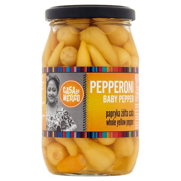 Casa de Mexico Papryka żółta Pepperoni cała 325 g