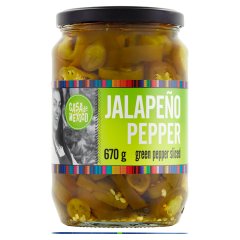 Casa de Mexico Papryka zielona Jalapeño krojona 670 g