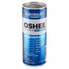 Oshee Vitamin Energy Napój gazowany o smaku mięta-cytryna 250 ml