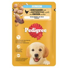 Pedigree Mokra karma dla szczeniąt z kurczakiem i ryż w galaretce 100 g