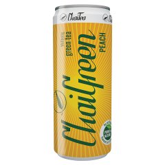 ChaiGreen Peach Niegazowany napój z naturalnym ekstraktem zielonej herbaty 330 ml
