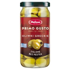 Melissa Primo Gusto Oliwki greckie zielone bez pestek 230 g