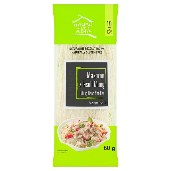 House of Asia Makaron z fasoli mung vermicelli 80 g