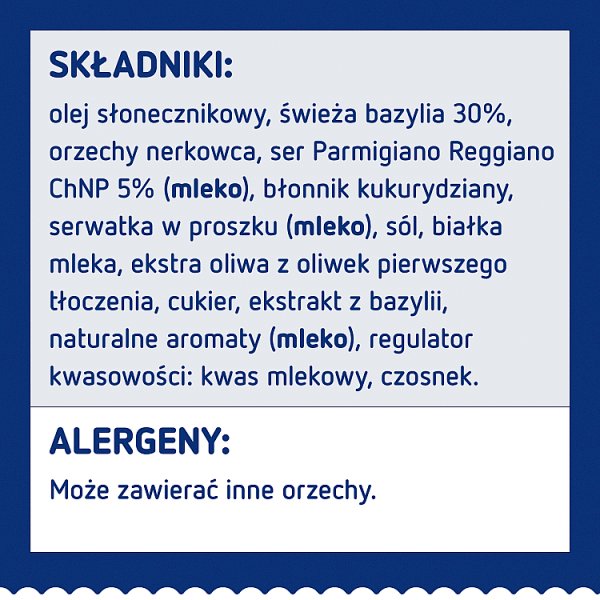 Barilla Pesto alla Genovese Sos do makaronu z bazylią 190 g