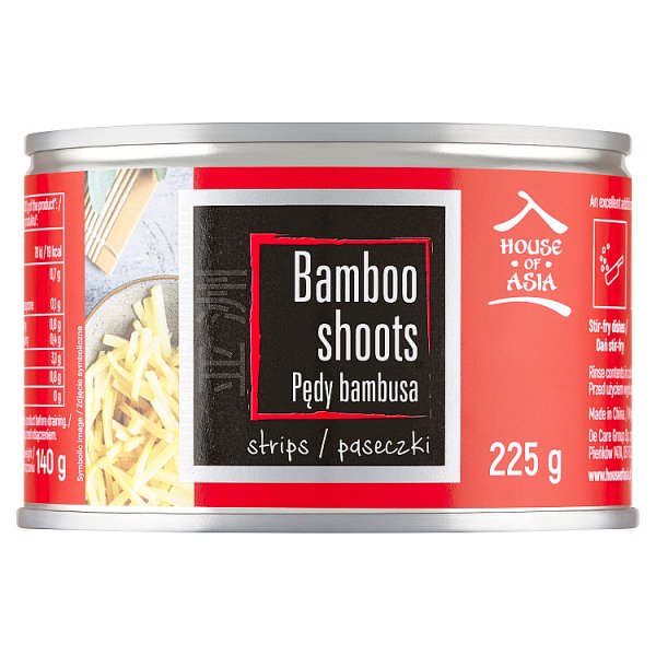 House of Asia Pędy bambusa paseczki 225 g