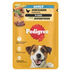 Pedigree Adult Mokra karma dla dorosłych psów z kurczakiem i warzywa w sosie 100 g