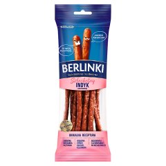 Berlinki Kiełbasa szlachetny indyk z wieprzowiną 85 g