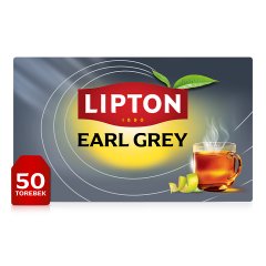 Lipton Earl Grey Herbata czarna aromatyzowana 75 g (50 torebek)