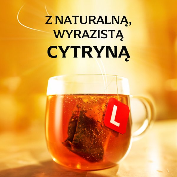 Lipton Earl Grey Lemon Herbata czarna aromatyzowana 50 g (25 torebek)