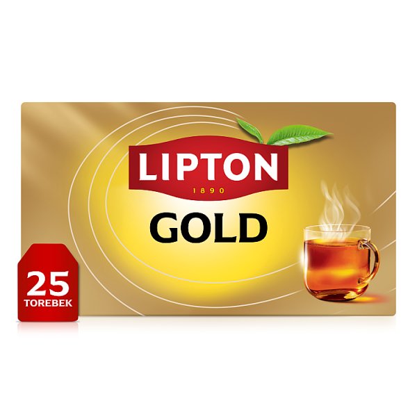 Lipton Gold Tea Herbata czarna aromatyzowana 37,5 g (25 torebek)
