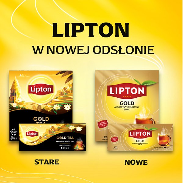 Lipton Gold Herbata czarna aromatyzowana 75 g (50 torebek)