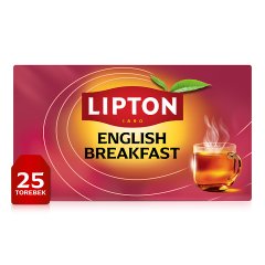 Lipton English Breakfast Herbata czarna 50 g (25 torebek)