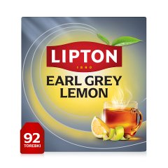 Lipton Earl Grey Lemon Herbata czarna aromatyzowana 184 g (92 torebki)