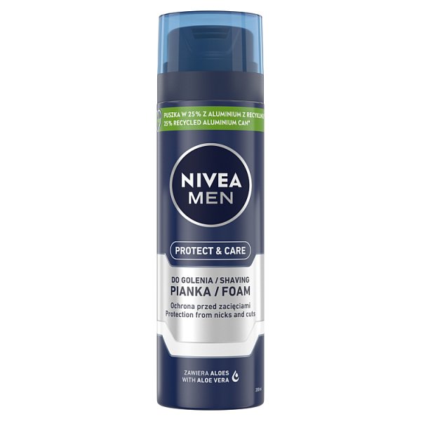 Nivea MEN Protect &amp; Care Ochronna Pianka DO Golenia 200 ml