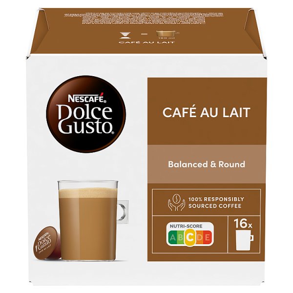Nescafé Dolce Gusto Café au Lait Kawa w kapsułkach 160 g (16 x 10 g)
