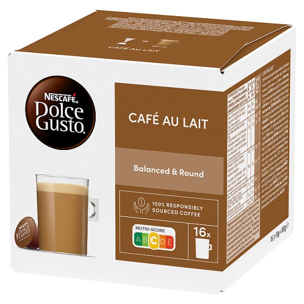 Nescafé Dolce Gusto Café au Lait Kawa w kapsułkach 160 g (16 x 10 g)