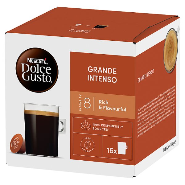 Nescafé Dolce Gusto Grande Intenso Palona kawa mielona 132,8 g (16 x 8,3 g)
