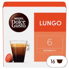 Nescafé Dolce Gusto Lungo Palona kawa mielona 89,6 g (16 x 5,6 g)