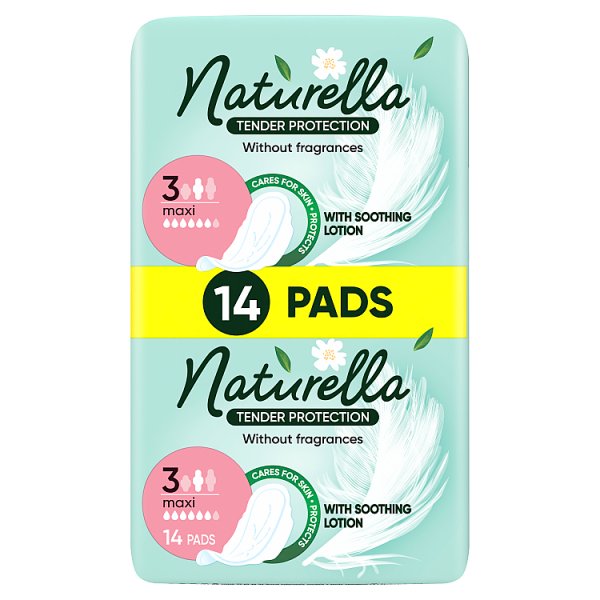 Naturella Ultra Tender Protection Maxi, Bez barwników i substancji zapachowych, podpaski [{x}] sztuk