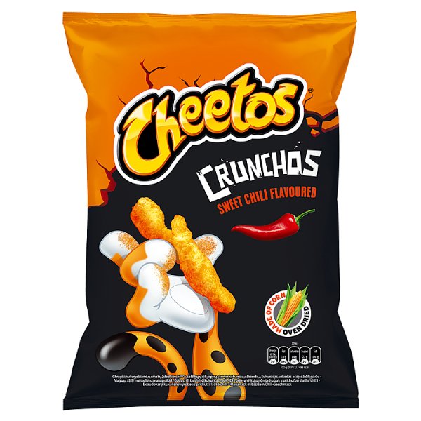 Cheetos Crunchos Chrupki kukurydziane o smaku słodkie chilli 165 g
