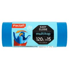 Paclan Multitop Worki na śmieci 120 l 15 sztuk