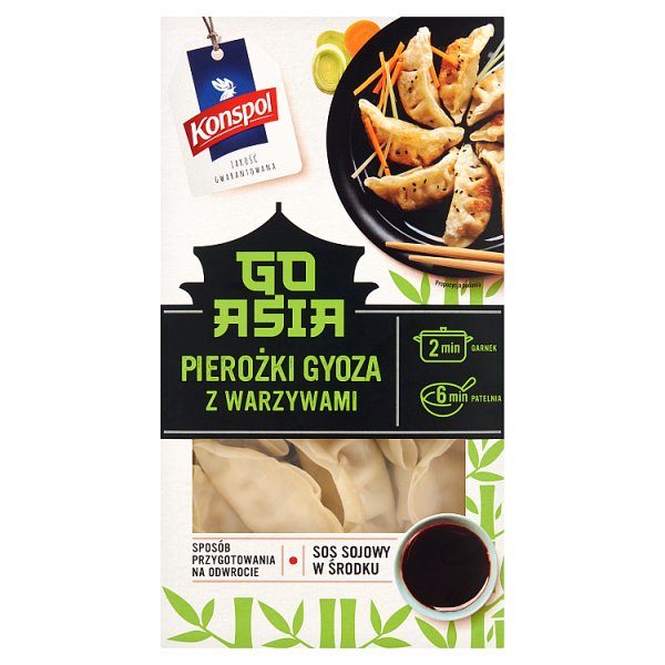 Konspol Go Asia Pierożki gyoza z warzywami 230 g