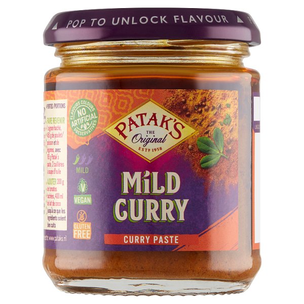Patak&#039;s Łagodna pasta do dania curry 165 g