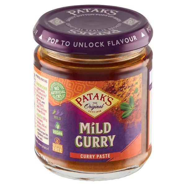 Patak&#039;s Łagodna pasta do dania curry 165 g