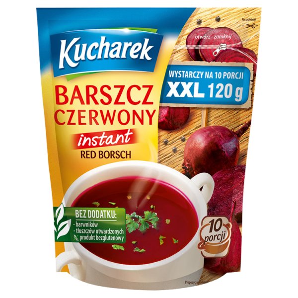 Kucharek Barszcz czerwony instant 120 g