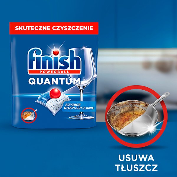 Finish Quantum Fresh Kapsułki do mycia naczyń w zmywarce 478,4 g (46 sztuk)
