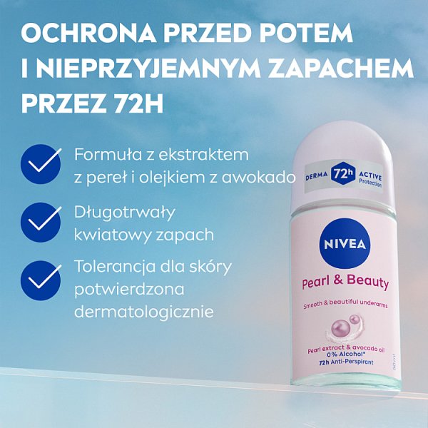 Nivea Pearl &amp; Beauty Antyperspirant Roll ON 50 ml