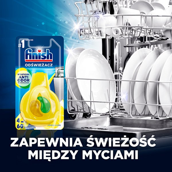 Finish Odświeżacz do zmywarki o zapachu cytryna i limonka 4 ml