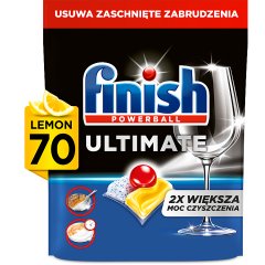 Finish Ultimate Lemon Kapsułki do mycia naczyń w zmywarce 903 g (70 sztuk)