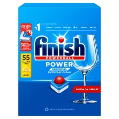 Finish Power Essential Lemon Tabletki do mycia naczyń w zmywarce 715 g (55 sztuk)