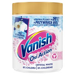 Vanish Oxi Action Crystal White Odplamiacz do tkanin w proszku 470 g