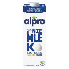 Alpro Psst! To nie mlek Napój owsiany 3,5 % 1 l