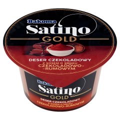 Bakoma Satino Gold Deser czekoladowy z sosem o smaku czekoladowo-rumowym 135 g