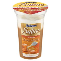 Bakoma Satino Deser z bitą śmietanką o smaku słonego karmelu 165 g