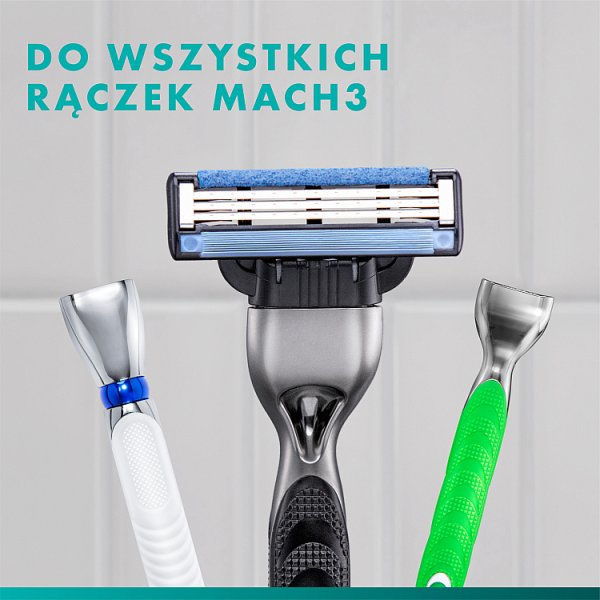 Wkłady wymienne do maszynki do golenia Mach3 dla mężczyzn, Wkłady wymienne Gillette z 3 ostrzami