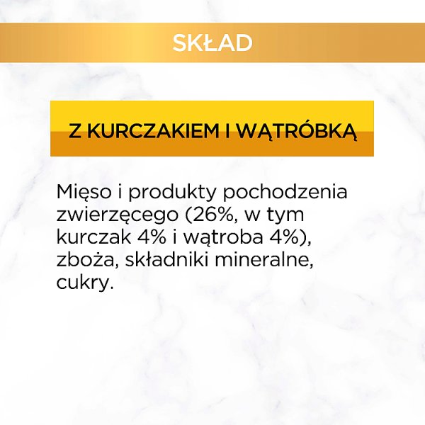 Gourmet Gold Karma dla kotów kurczak i wątróbka w sosie 85 g