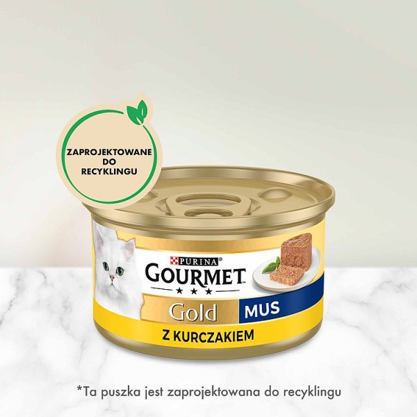 Gourmet Gold Karma dla kotów mus z kurczakiem 85 g