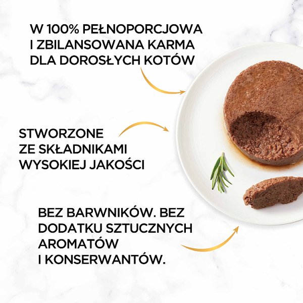 Gourmet Gold Karma dla kotów mus z wołowiną 85 g