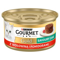 Gourmet Gold Karma dla kotów savoury cake z wołowiną i pomidorami 85 g