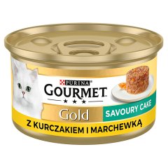 Gourmet Gold Karma dla kotów savoury cake z kurczakiem i marchewką 85 g