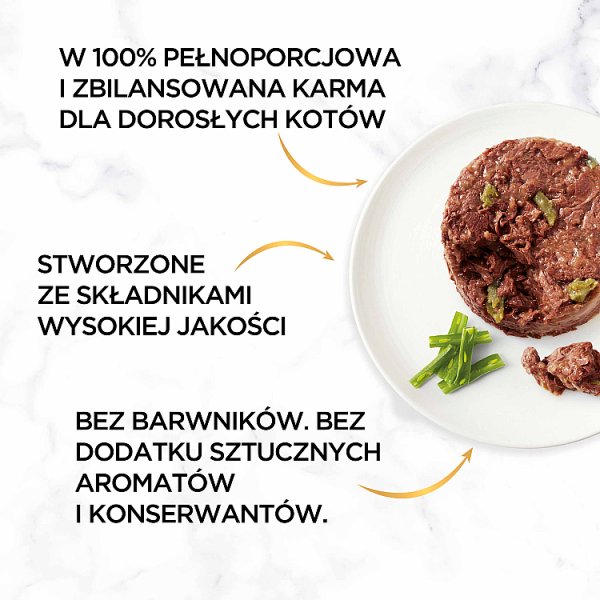 Gourmet Gold Karma dla kotów savoury cake z jagnięciną i zieloną fasolą 85 g