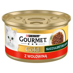 Gourmet Gold Karma dla kotów z wołowiną 85 g