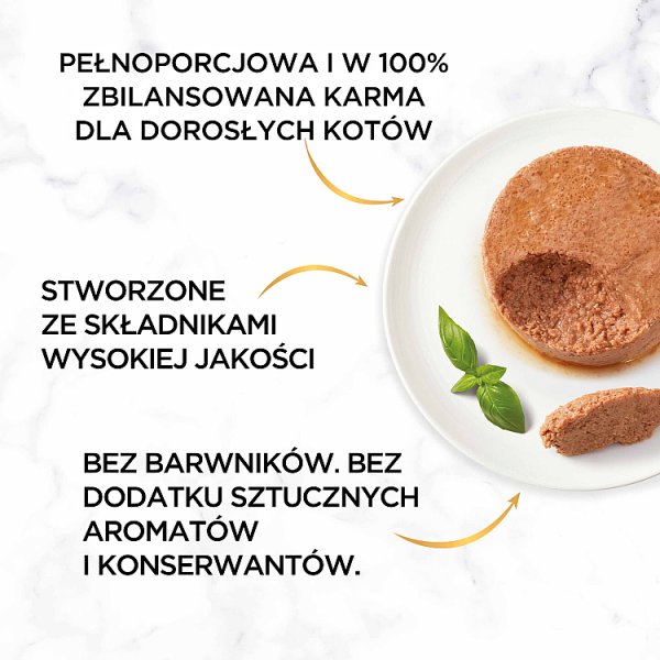 Gourmet Gold Karma mokra dla dorosłych kotów mus z łososiem 85 g