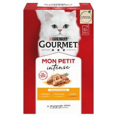 Gourmet Mon Petit Intense Karma dla kotów delikatne kawałki w pysznym sosie 6 x 50 g