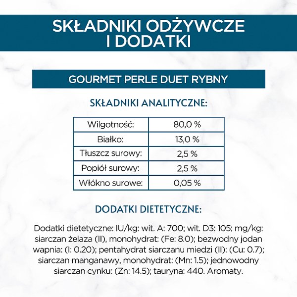 Gourmet Perle Karma dla kotów duet 340 g (4 x 85 g)